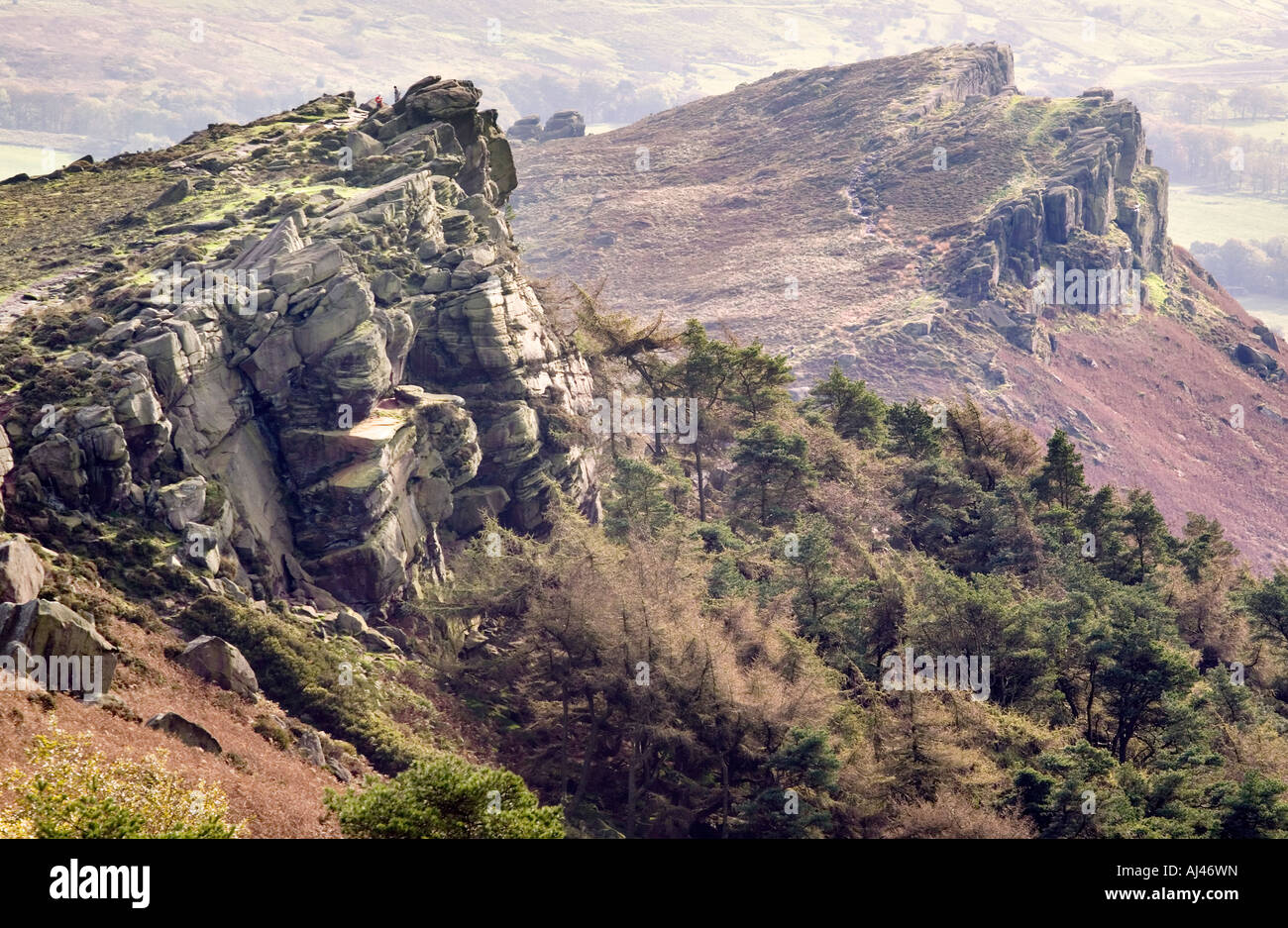 Il Roaches, Staffordshire Moorlands, Inghilterra Foto Stock