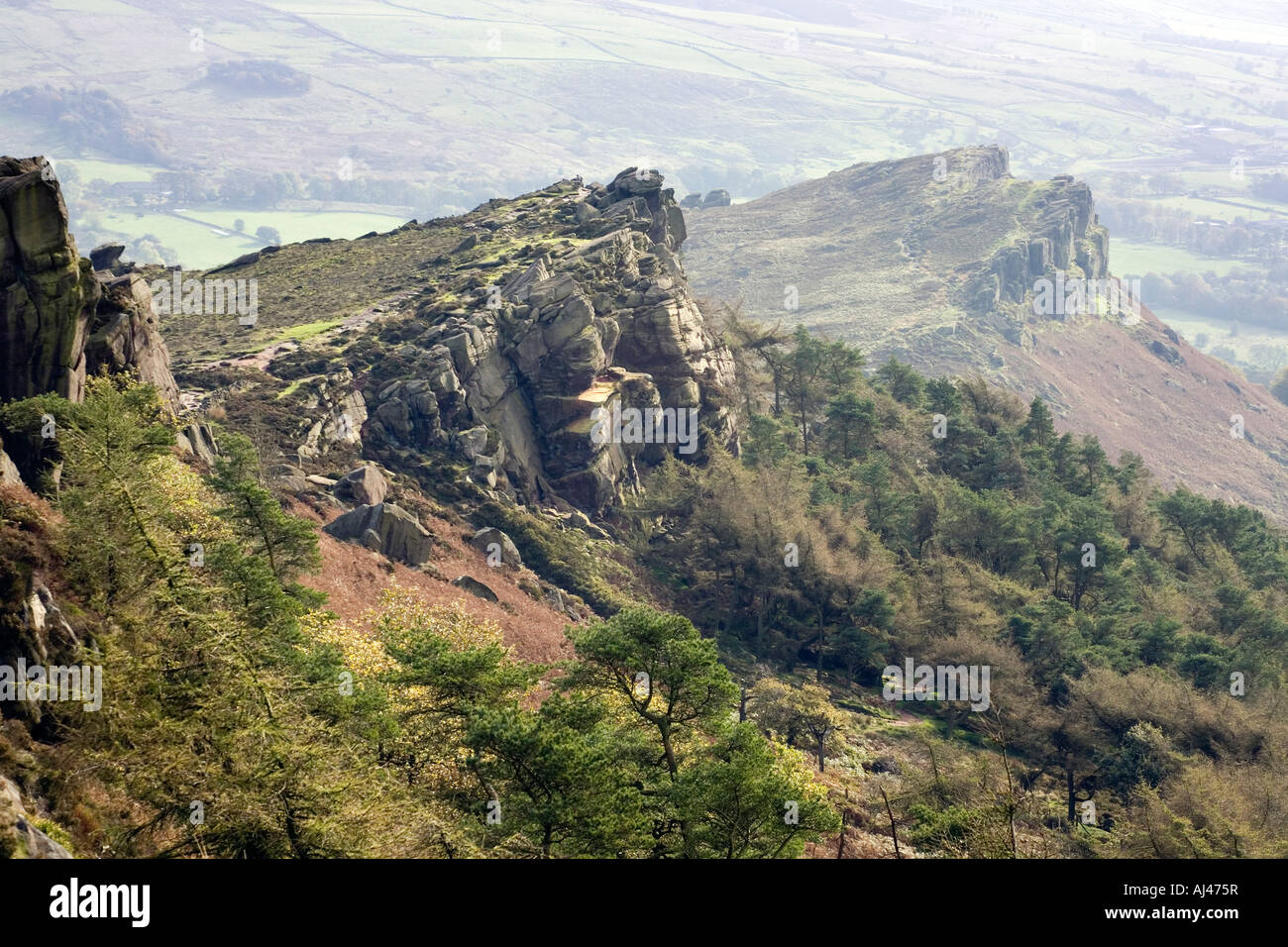 Il Roaches, Staffordshire Moorlands, Inghilterra Foto Stock