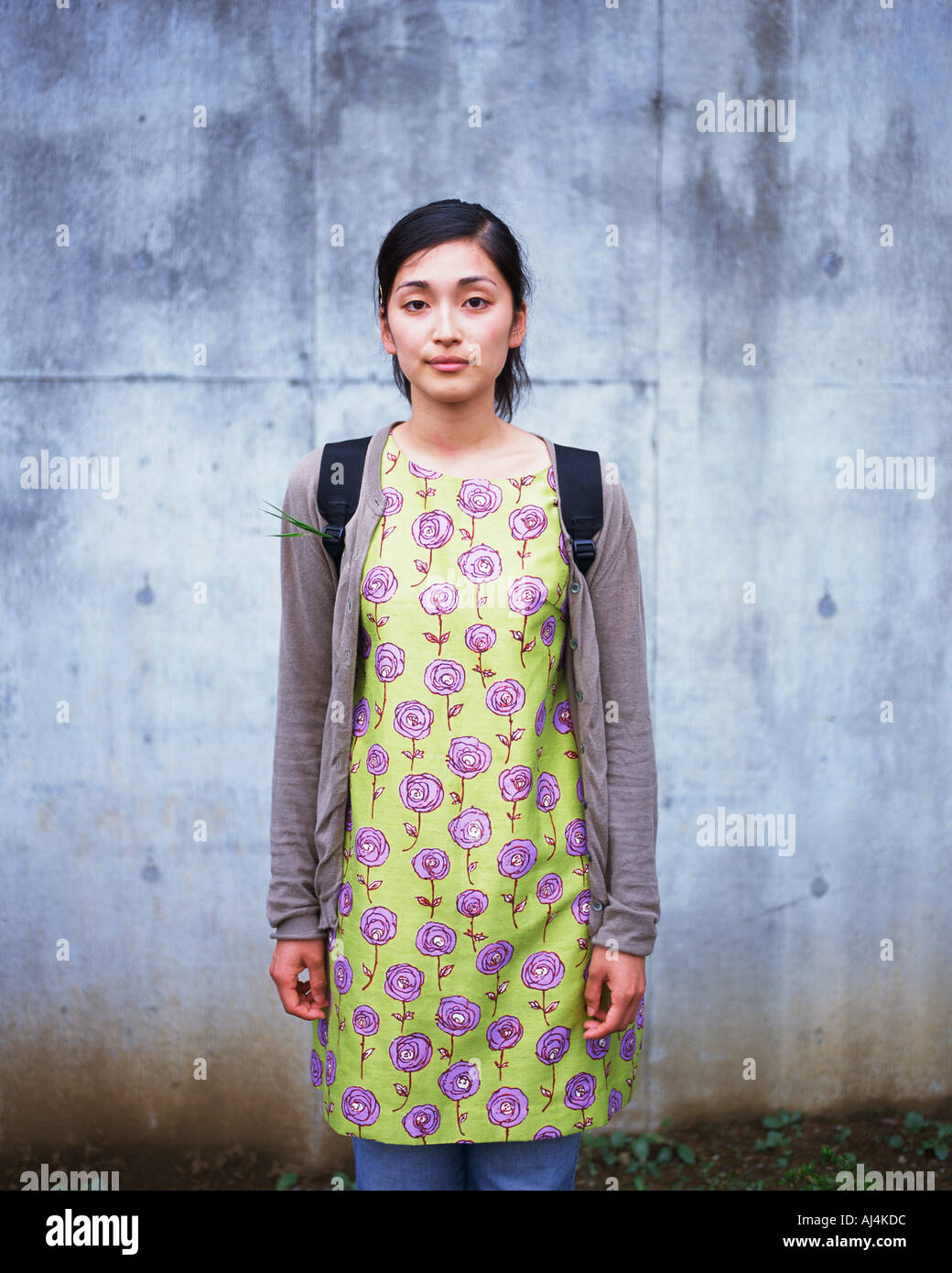 Ritratto di una giovane donna Foto Stock