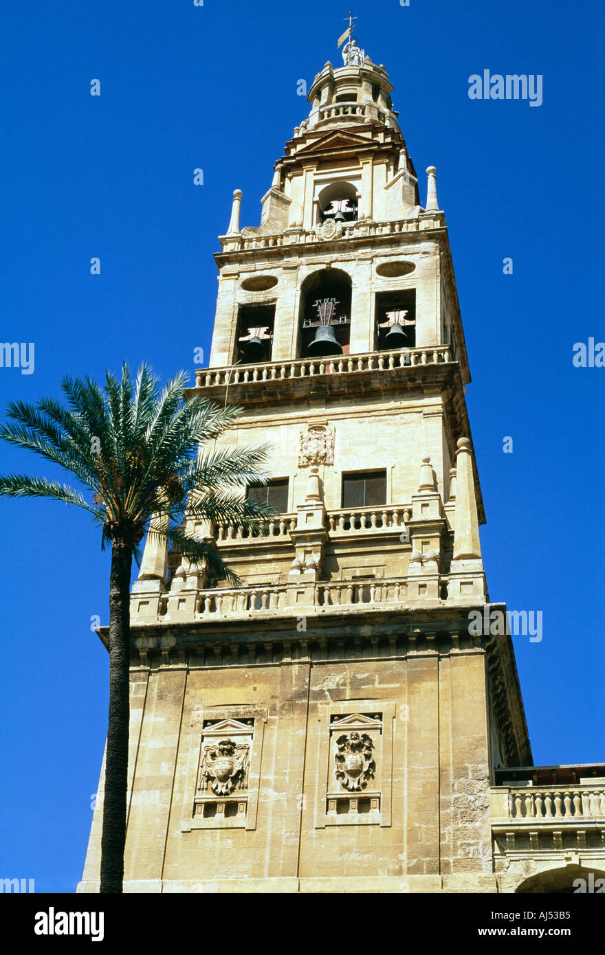 Spagna Andalusia Andalusia Torre del Alminar campanile della moschea di Cordova Foto Stock