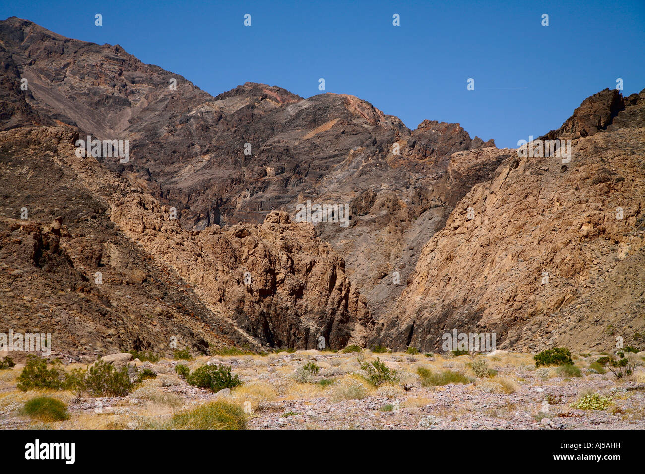 L'ingresso al Canyon di Echo in montagne funebre, il Parco Nazionale della Valle della Morte, California e Nevada, USA. Foto Stock