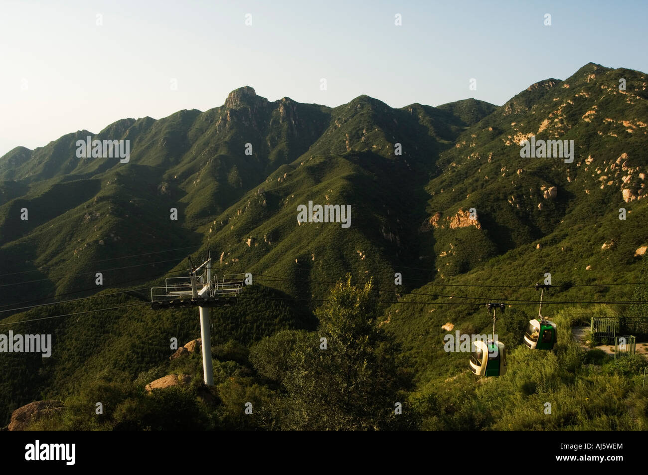 La Grande Muraglia di Badaling cina hebei Cina Foto Stock