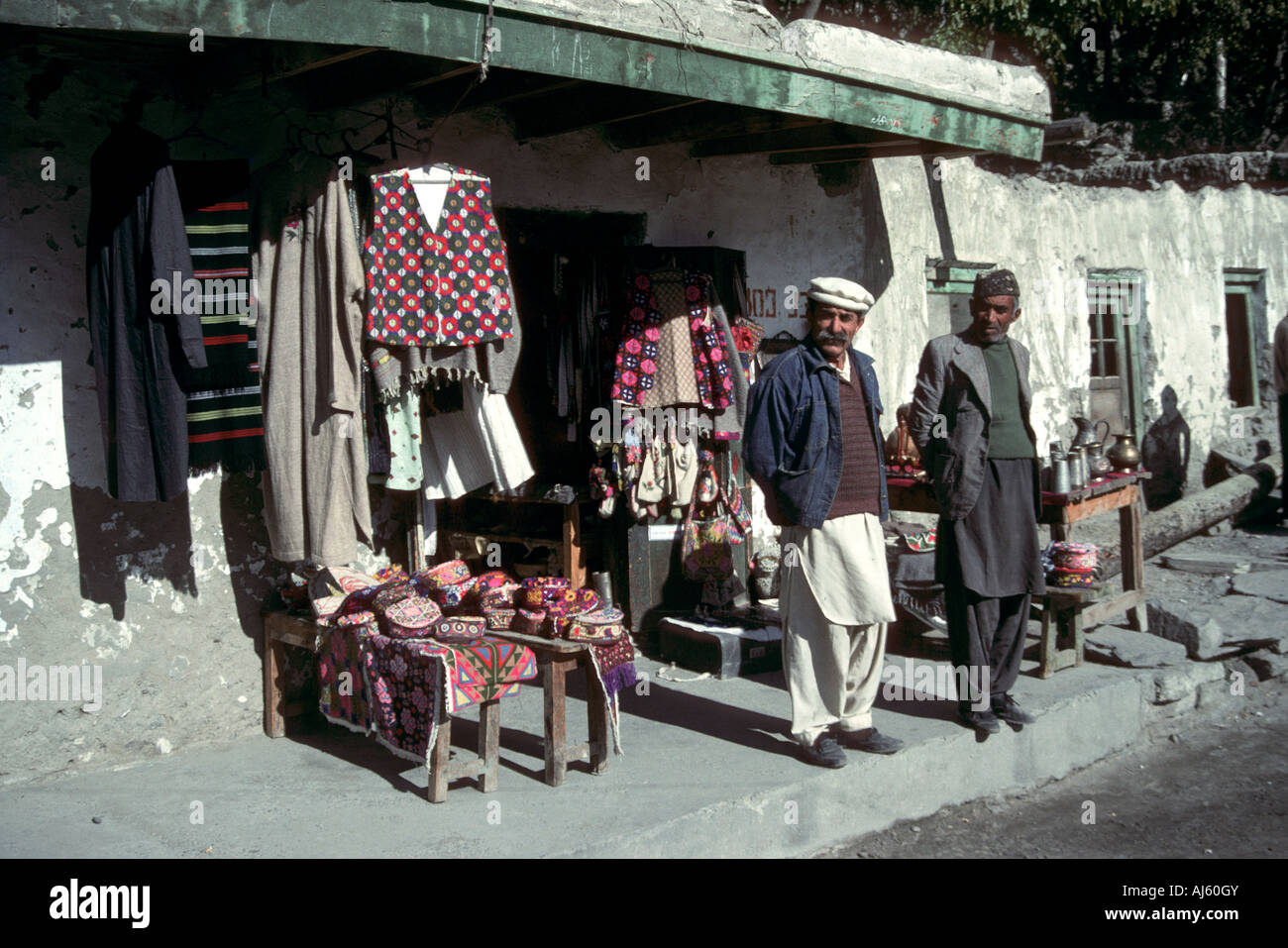 Il Pakistan NWFP Area tribale a Peshawar Bazaar Foto Stock