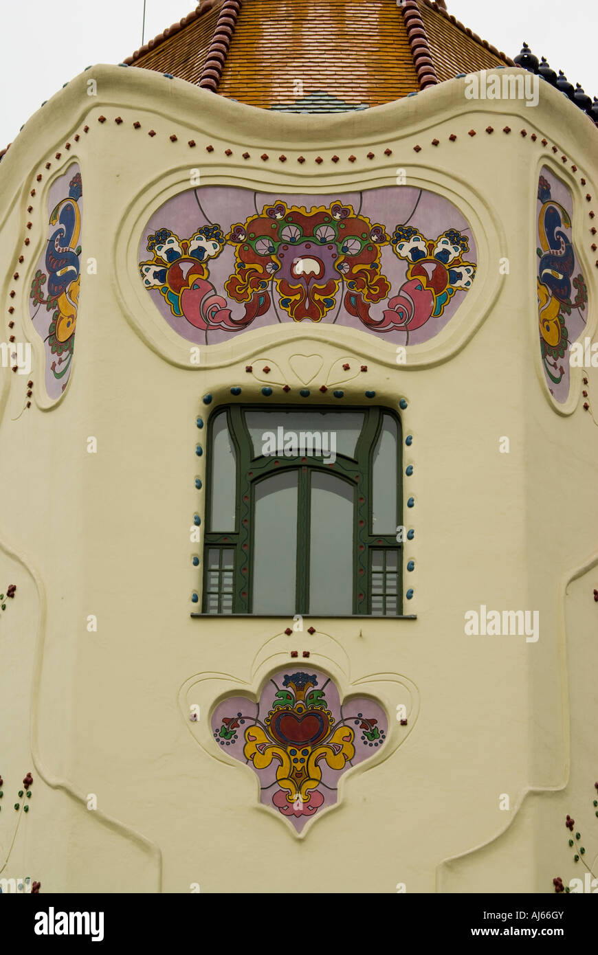 Cifrapalota (Palazzo ornamentali), Kecskemet, Ungheria Foto Stock