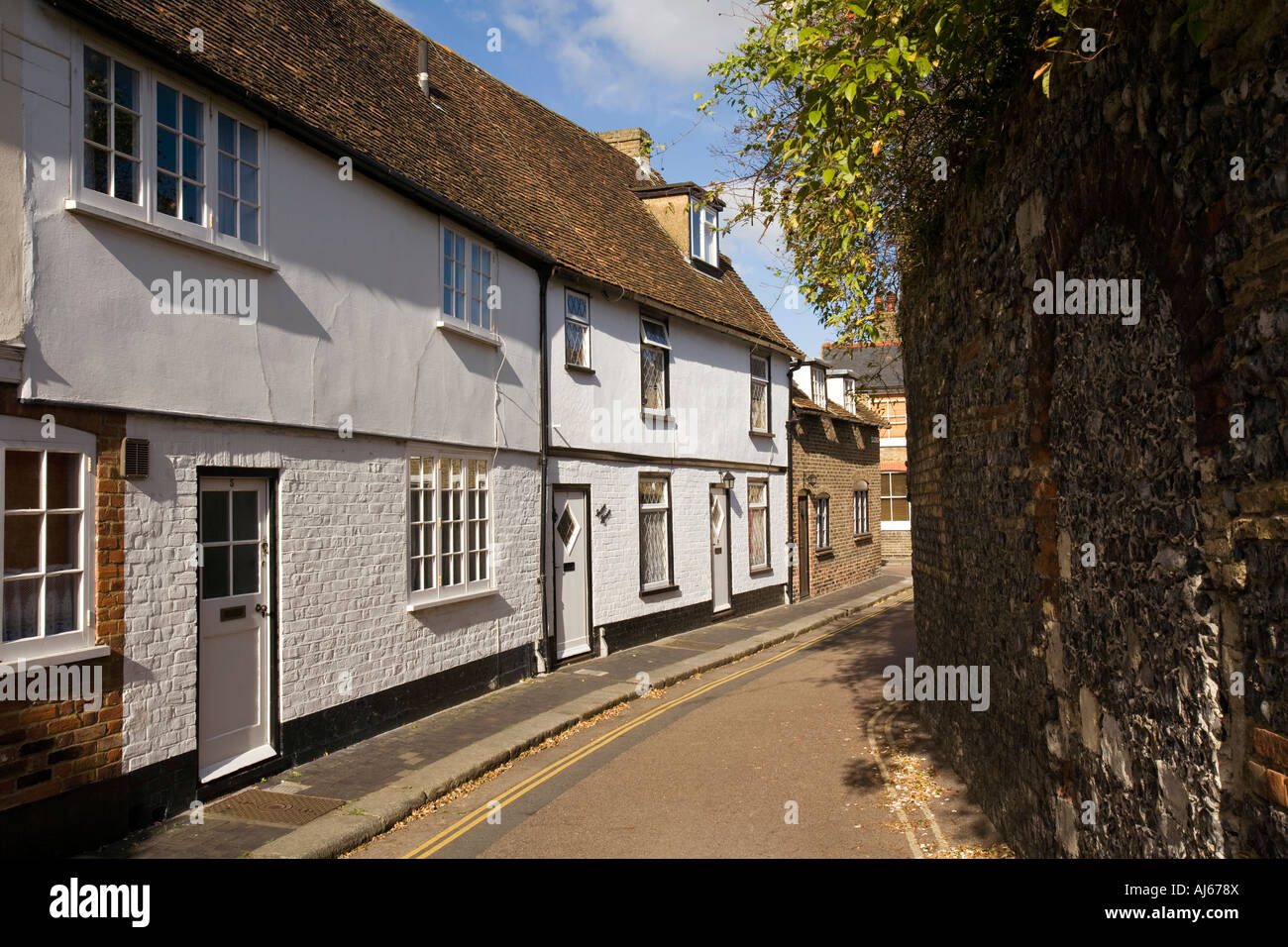 Regno Unito Sandwich Kent Guildcount Lane Foto Stock