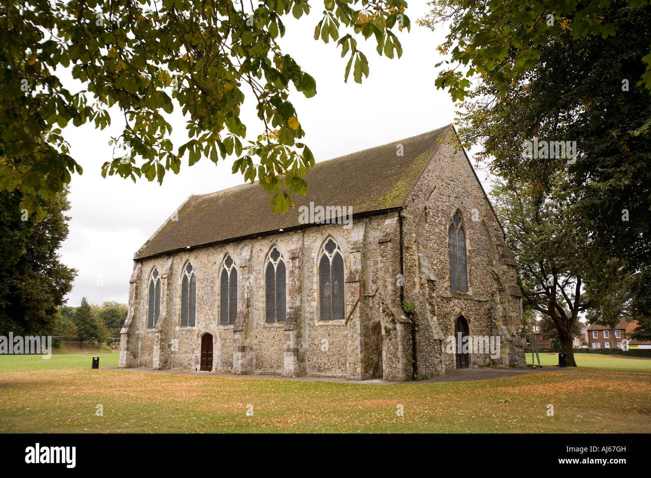 West Sussex Chichester Guildhall Priory Park ex convento francescano William Blake provato qui per tradimento Foto Stock