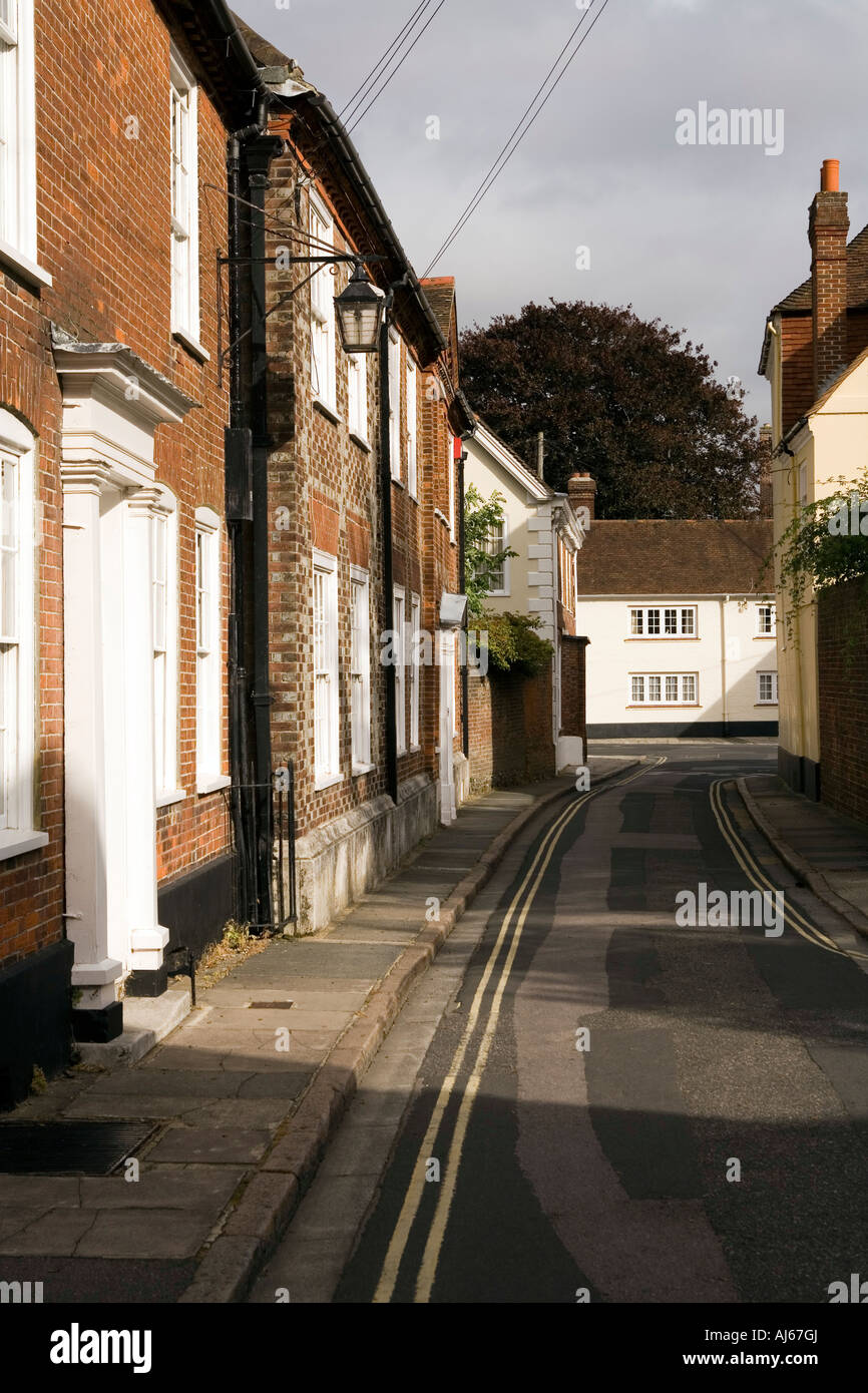 West Sussex Chichester Lion Street alloggiamento georgiano Foto Stock