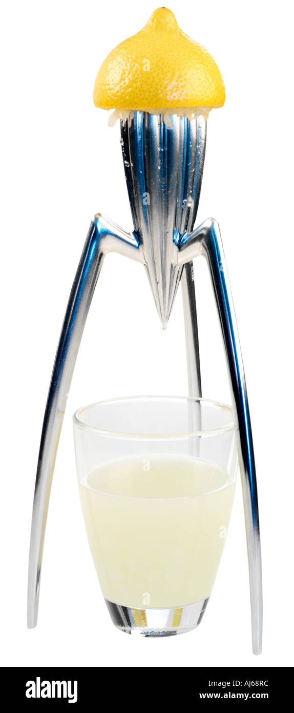 Spremitore limone tagliato fuori Foto Stock