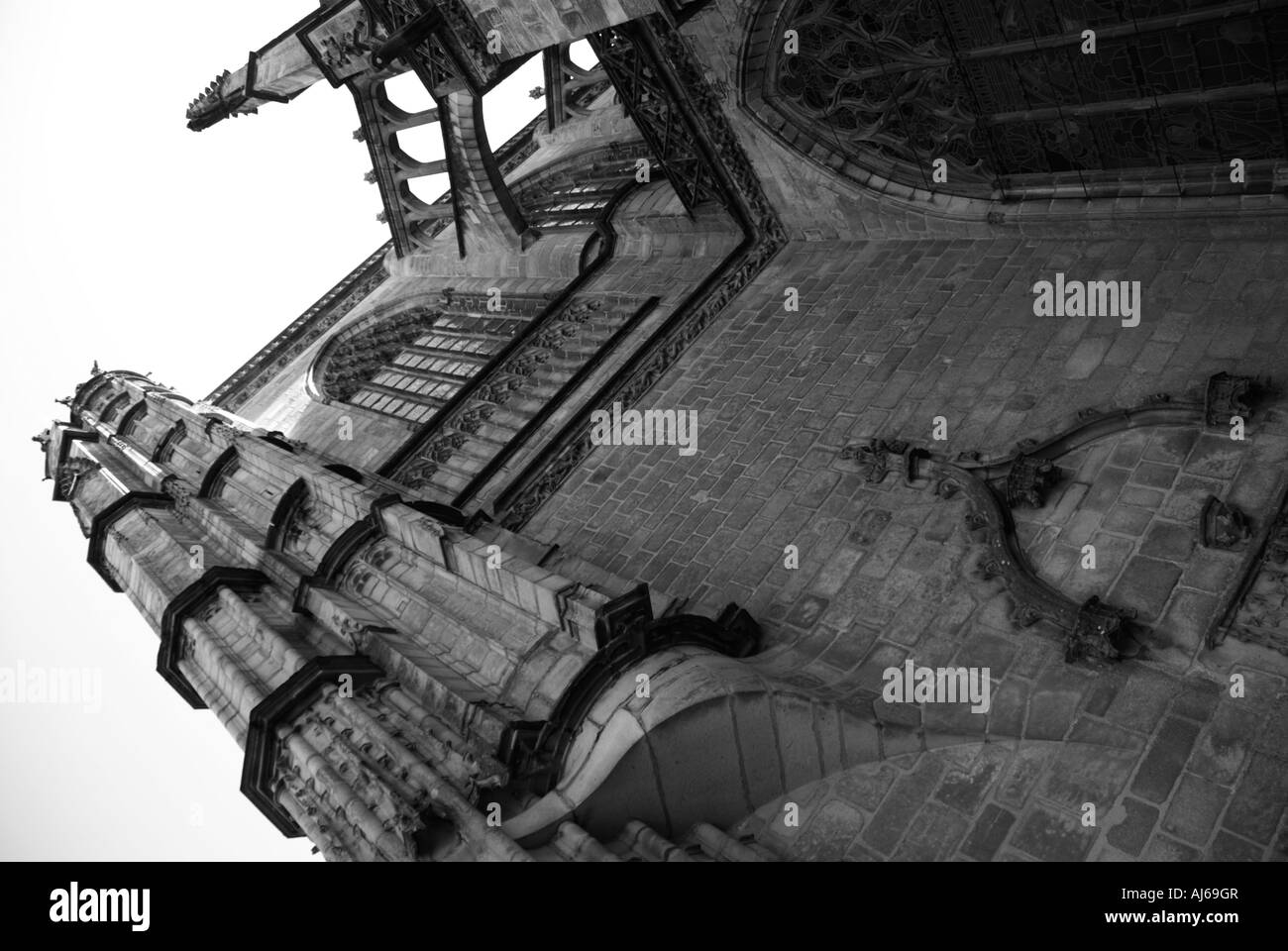 La cattedrale di St Etienne a Limoges FRANCIA Foto Stock