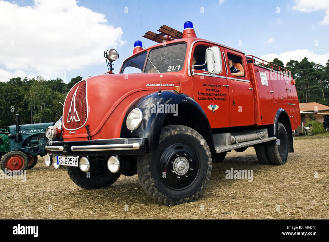 Il vecchio motore fire, in Germania, in Baviera Foto Stock