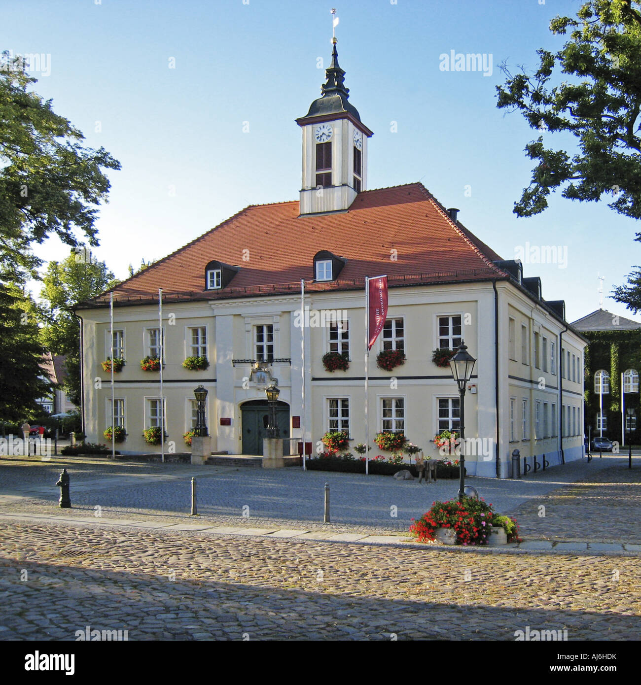 Municipio di Angermuende, Germania, Brandeburgo, Angermuende Foto Stock
