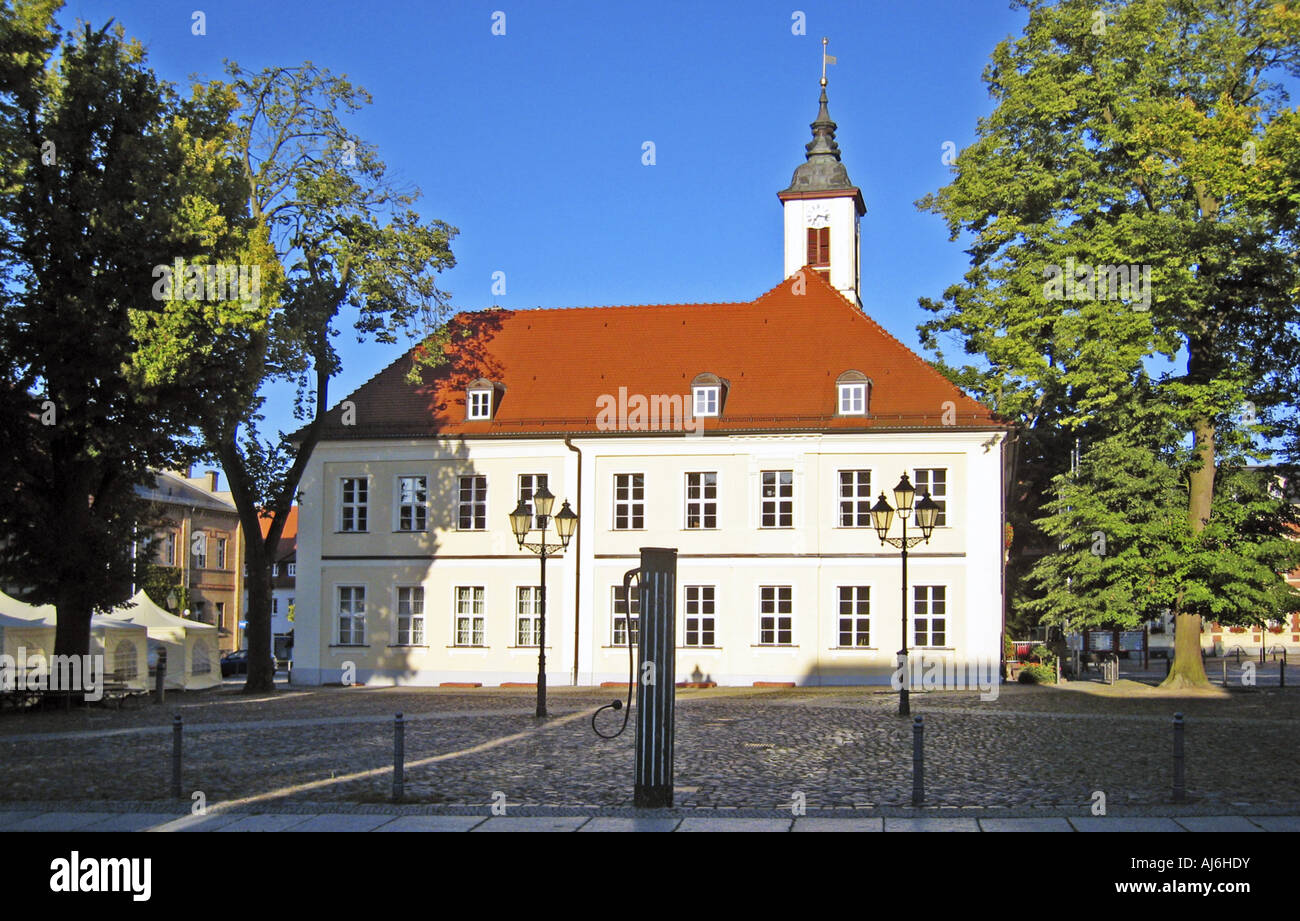 Municipio di Angermuende, Germania, Brandeburgo, Angermuende Foto Stock