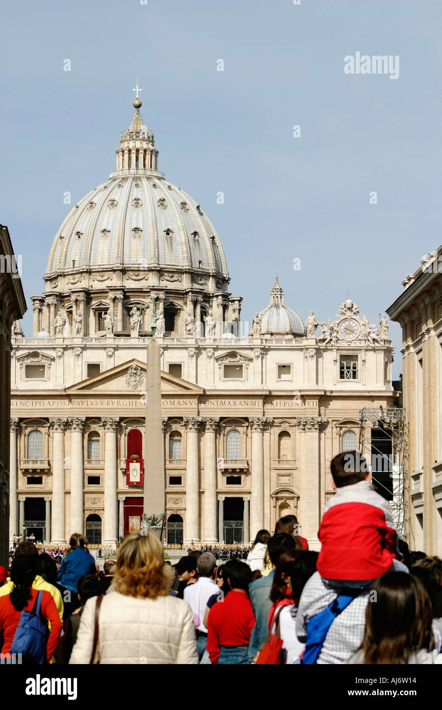 San Pietro Vaticano Italia Foto Stock