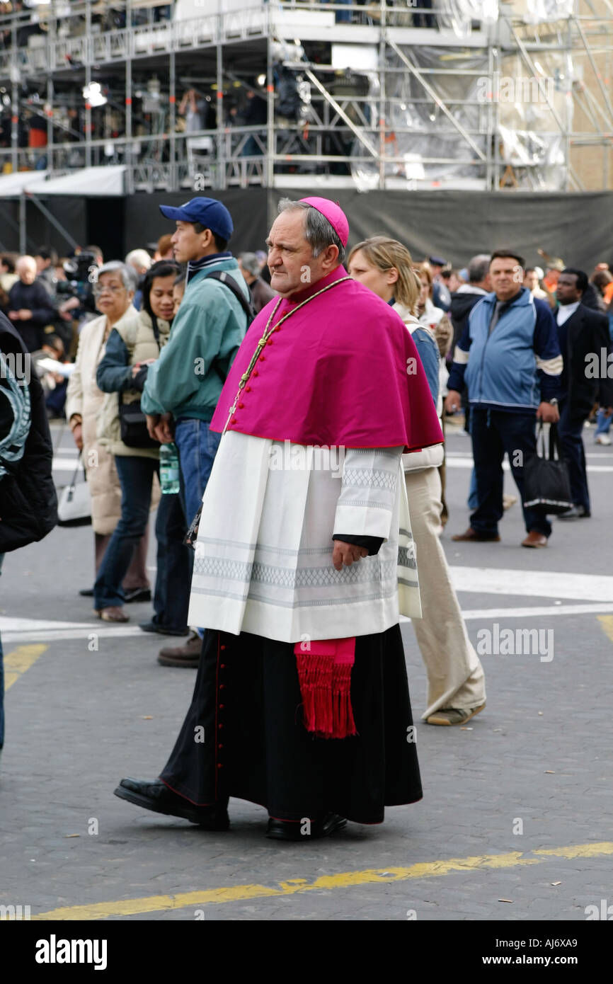 Uomo religioso Vaticano Italia Foto Stock