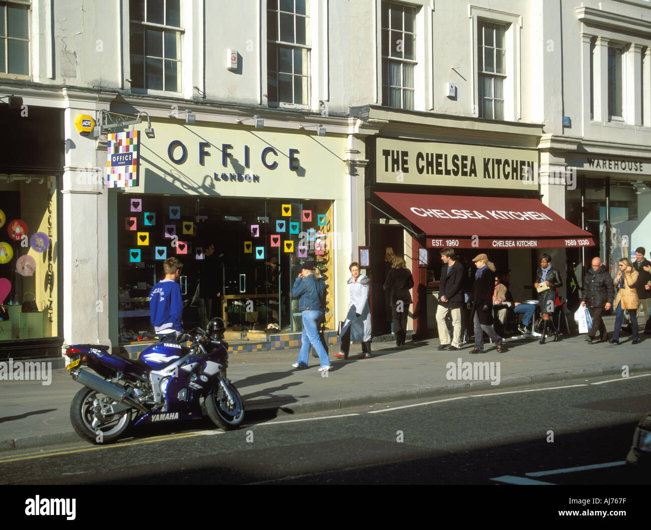 UK London Chelsea King s Road Foto Stock
