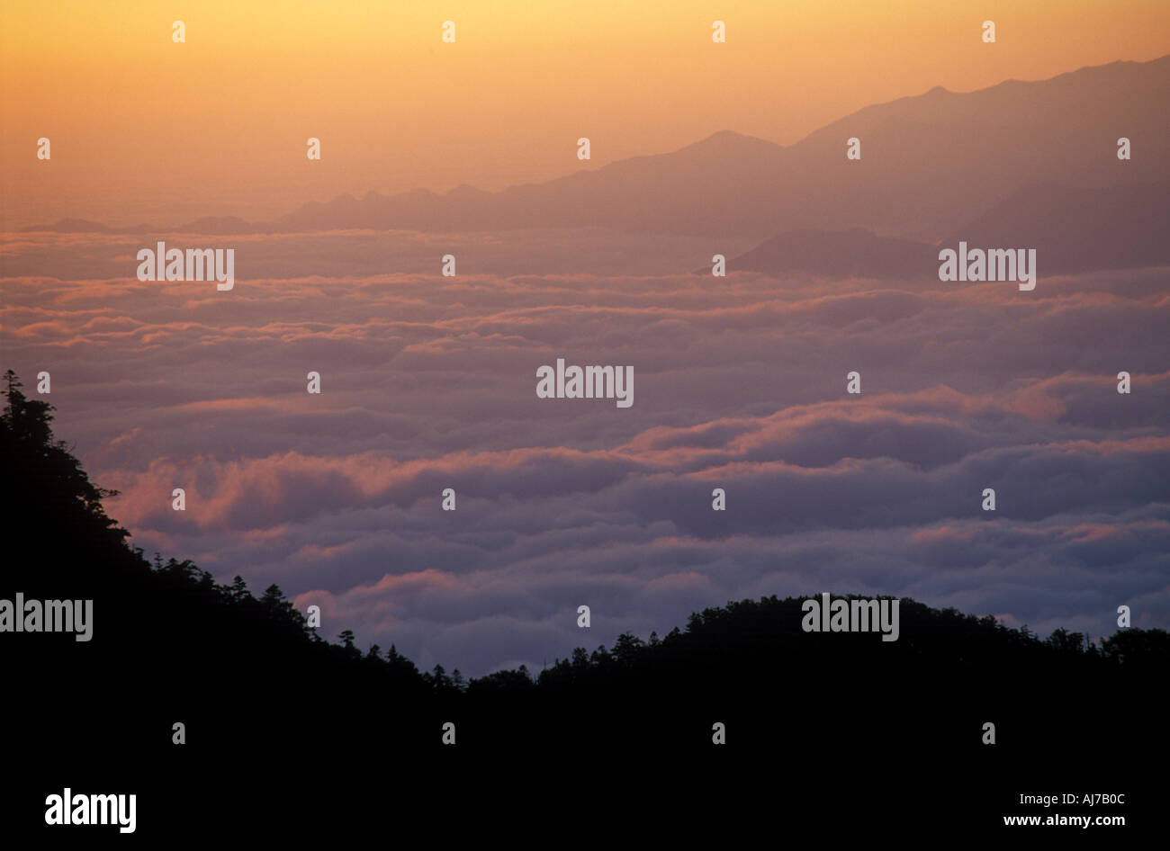 Yarigtake sul Tateyama a Kurobe Route Alpino alpi del Nord Giappone Asia Foto Stock