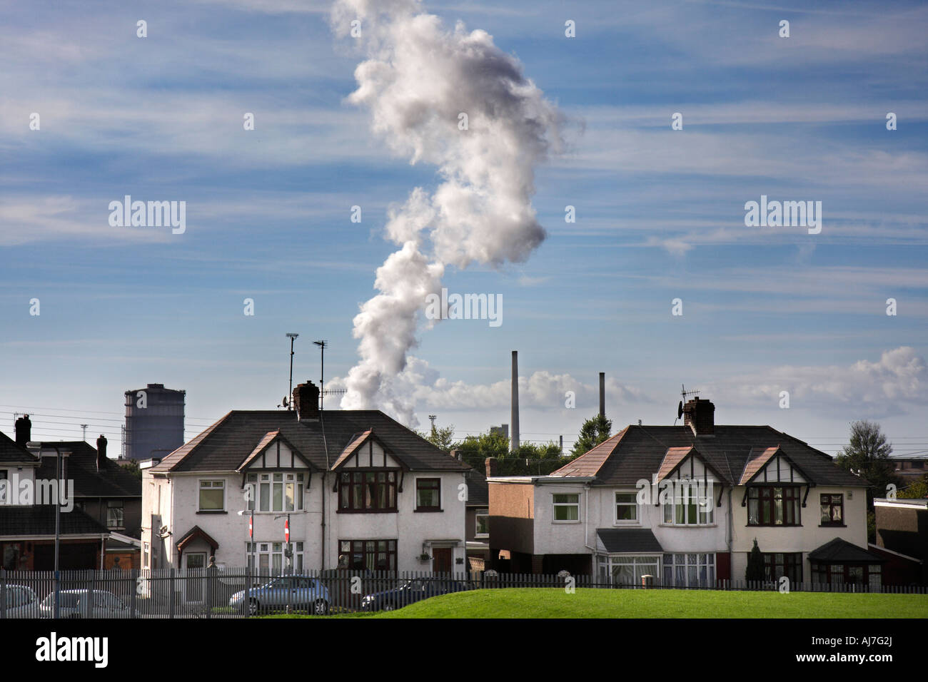 Port Talbot acciaierie in Galles 7 Foto Stock