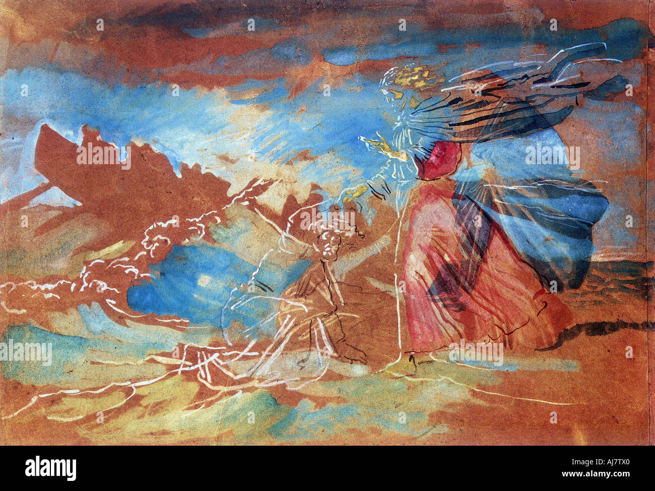 Gesù che cammina sull'acqua immagini e fotografie stock ad alta