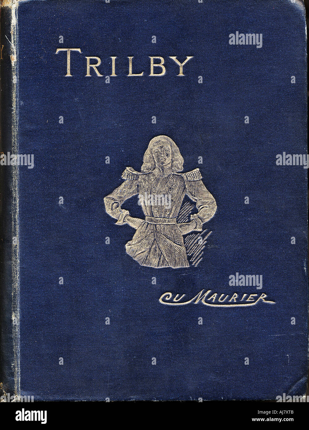 Coperchio anteriore del Trilby da George Du Maurier, 1894. Artista: George Du Maurier Foto Stock