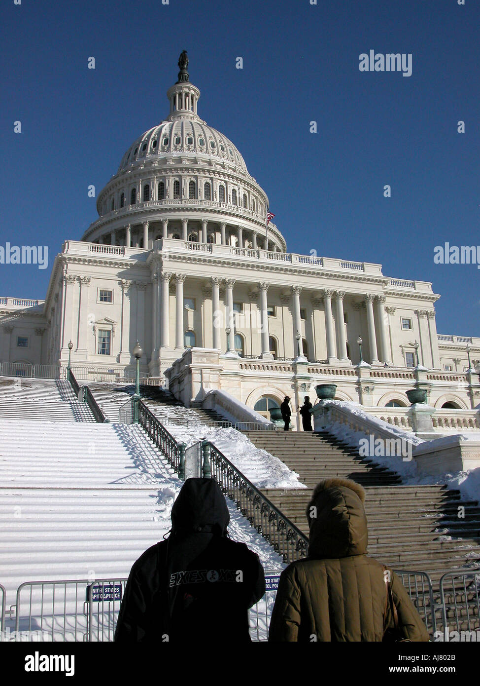 United States Capitol Building cupola a Washington D C DC Foto Stock