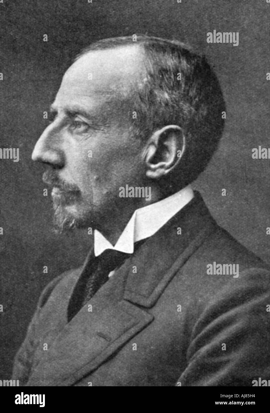 Roald Engelbrecht Gravning Amundsen, norvegese explorer. Artista: sconosciuto Foto Stock