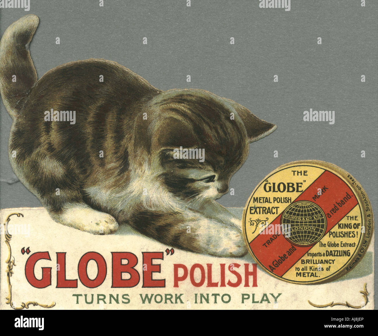 Fustellato pubblicità per il mondo polacco Foto Stock