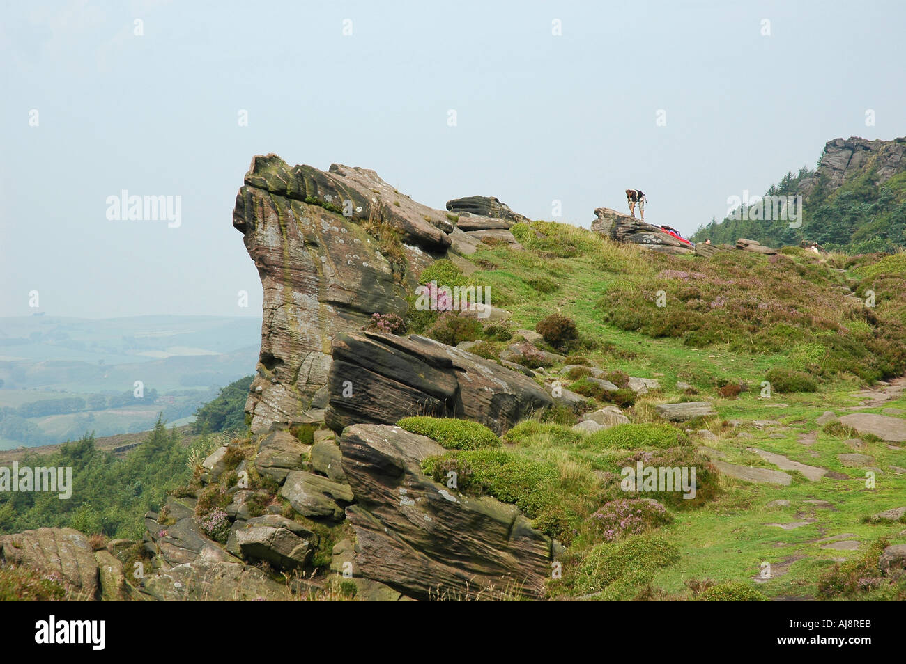 Roaches rocce Staffordshire Moorlands Foto Stock