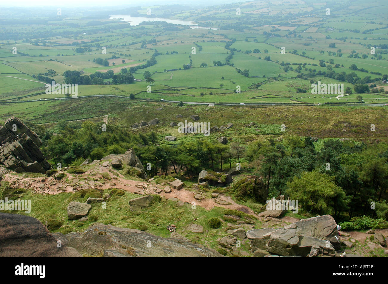 Roaches rocce Staffordshire Moorlands Foto Stock