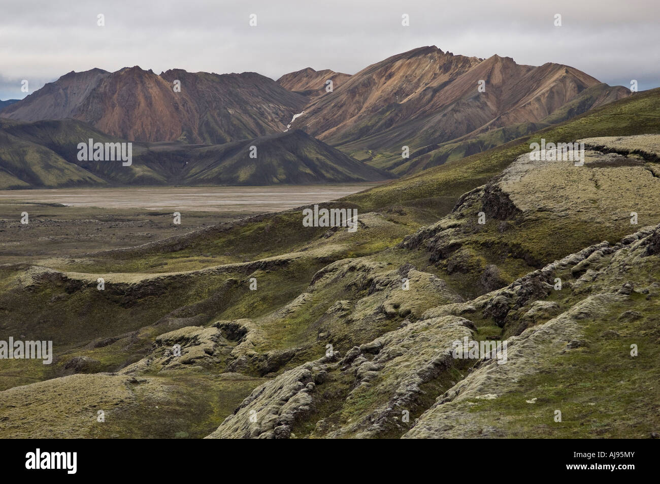 Area Landmannalaugar in Islanda. Foto Stock