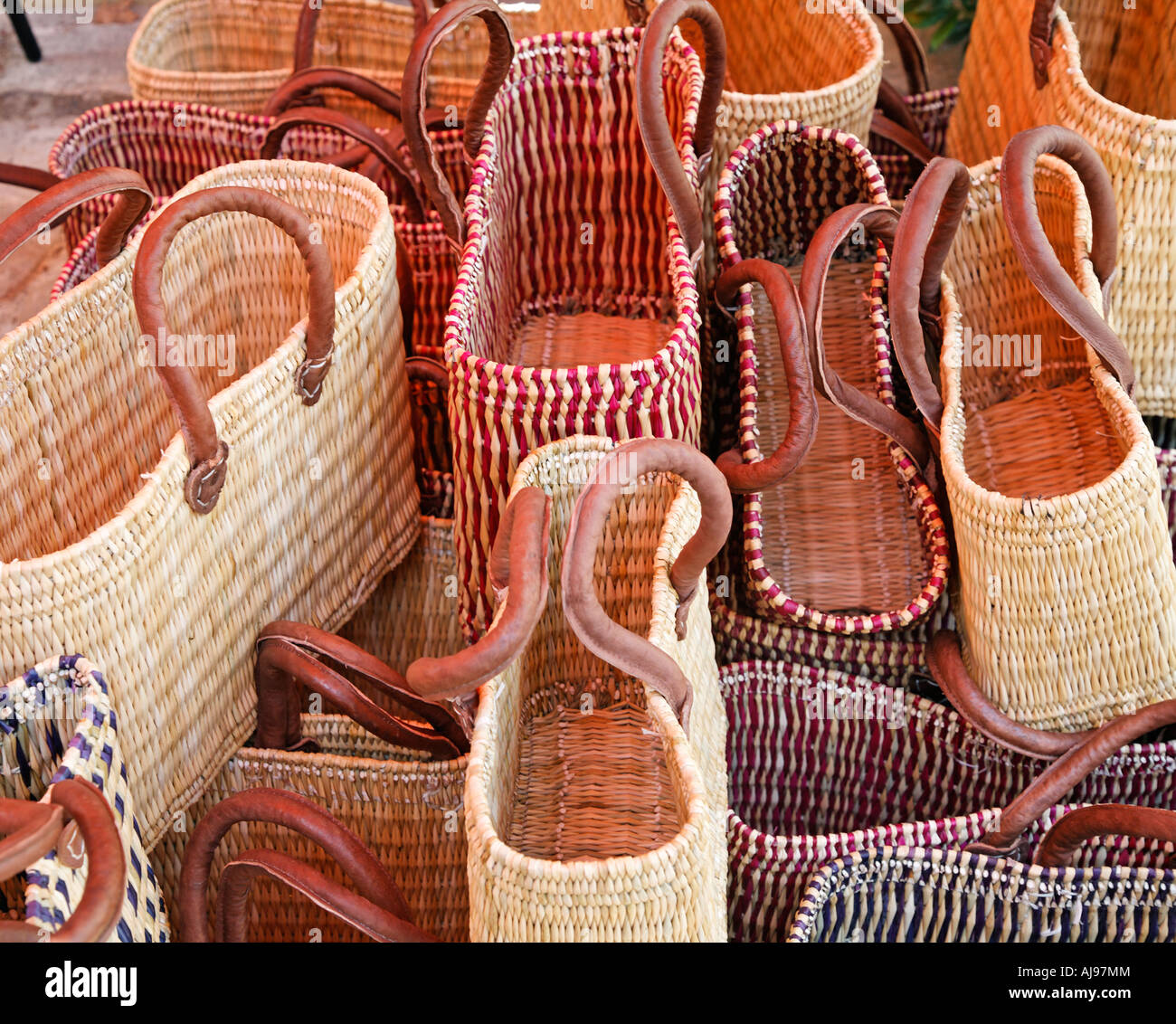 Cestello in stallo Street Market Saint Antonin Toulouse Francia Foto Stock