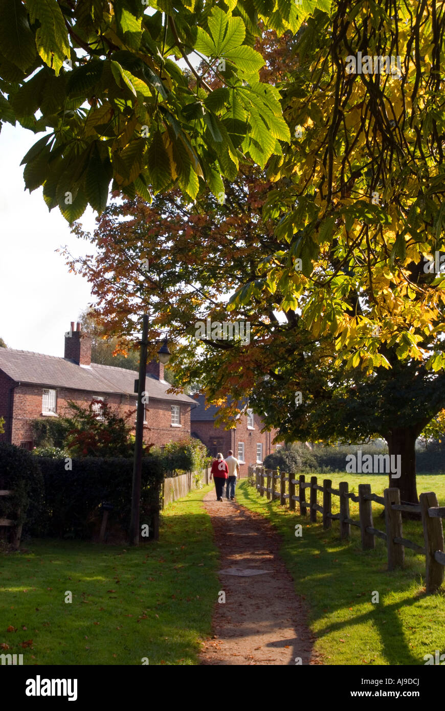 autunno a styal Foto Stock