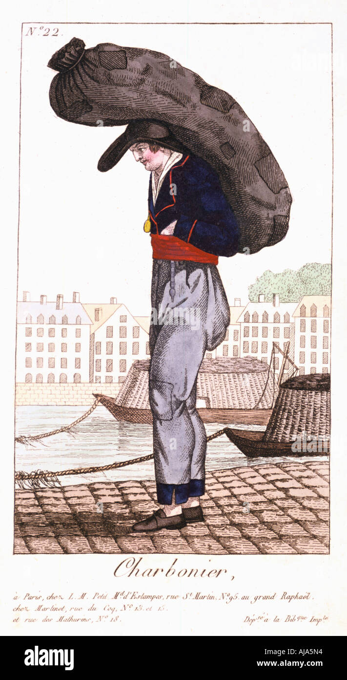 Coalman, 1826. Artista: sconosciuto Foto Stock