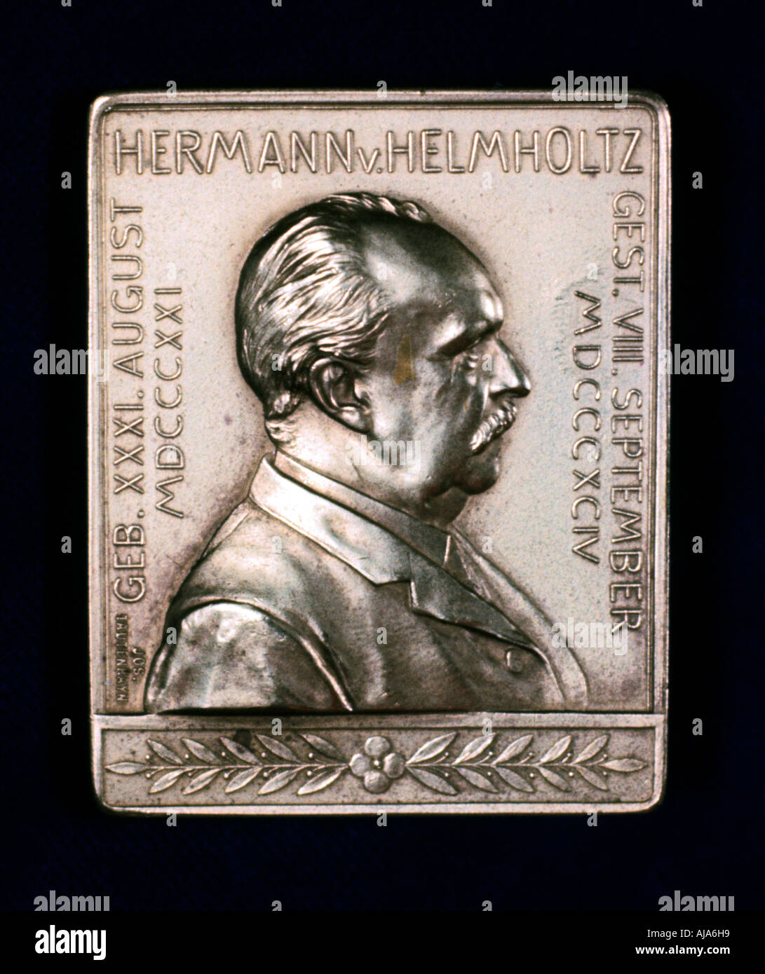 Hermann Ludwig Ferdinand von Helmholtz c1900. Artista: sconosciuto Foto Stock