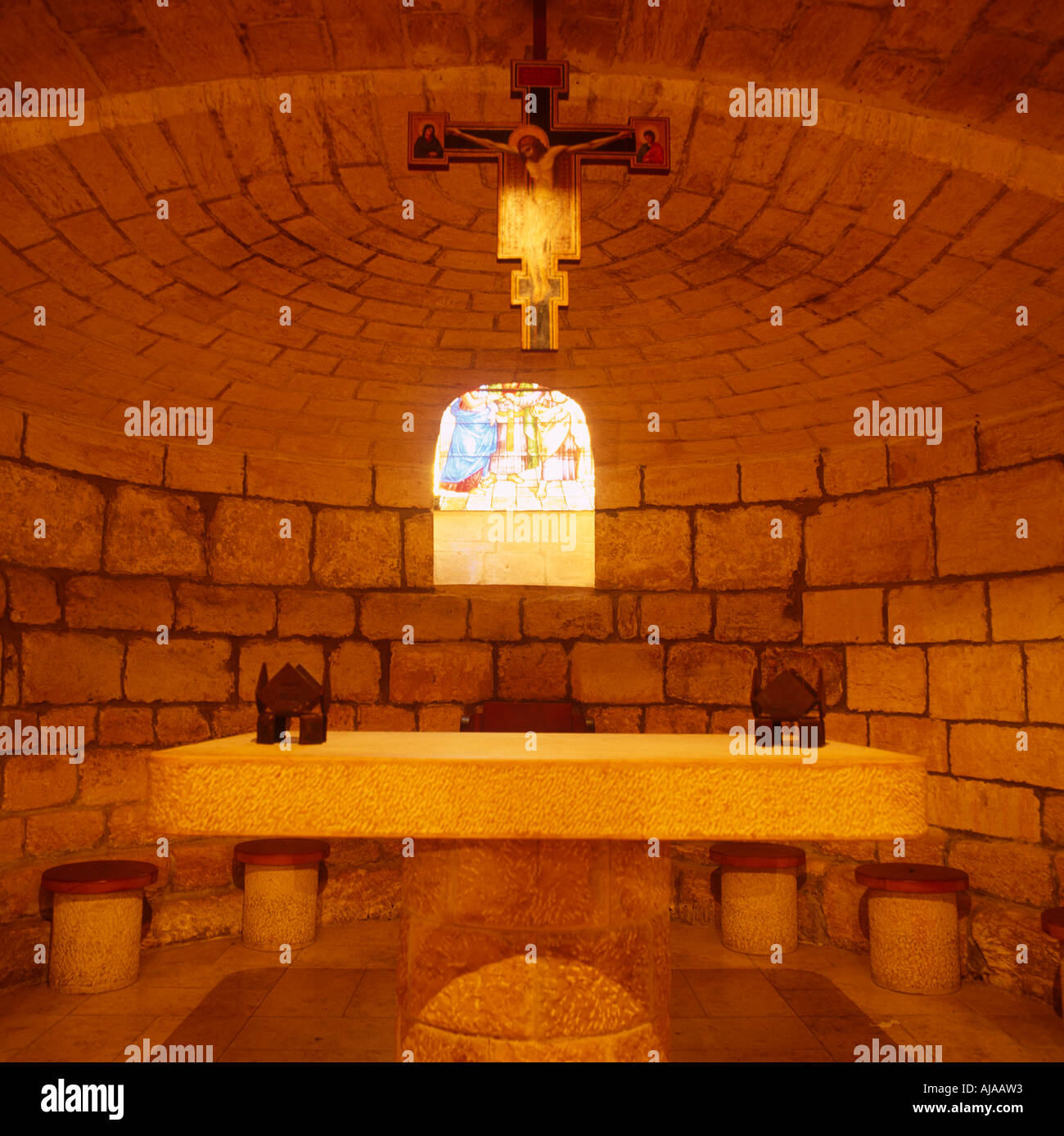 Chiesa di San Gabriele Nazaret Israele Medio Oriente Medio Oriente Foto Stock