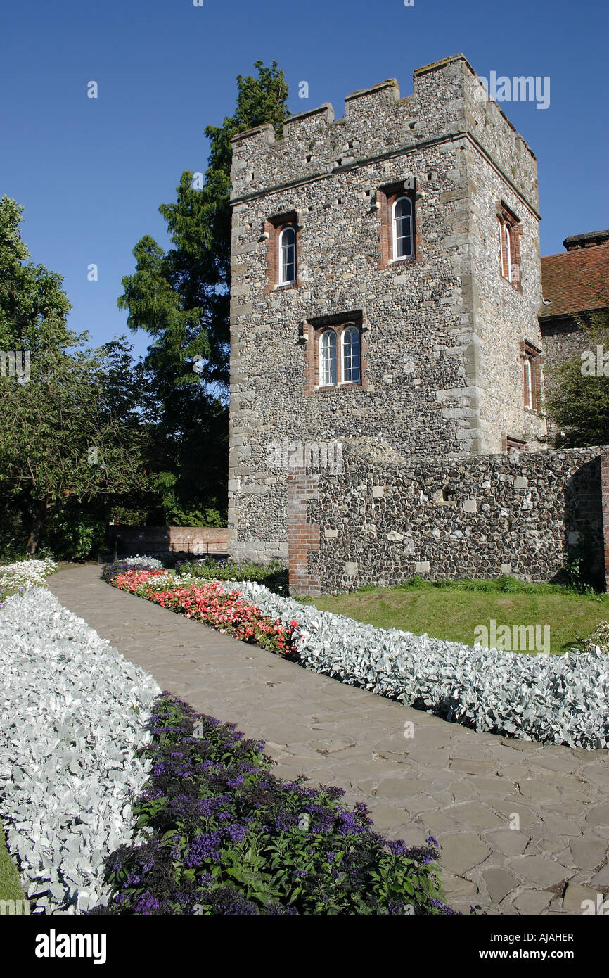 Westgate giardini, Canterbury Foto Stock