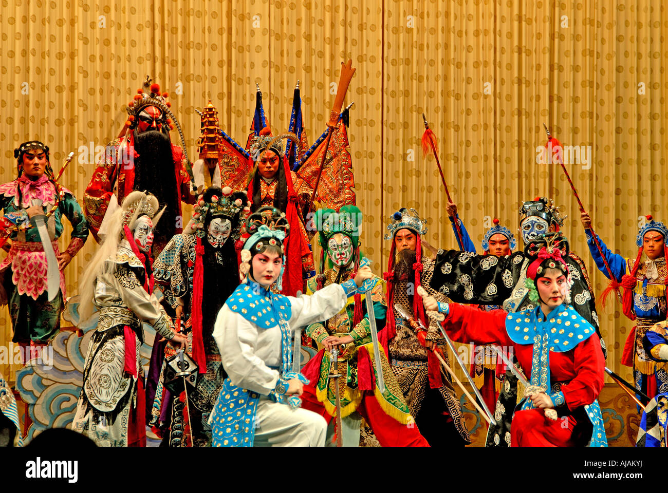 Teatro cinese, Pechino Cina. Foto Stock