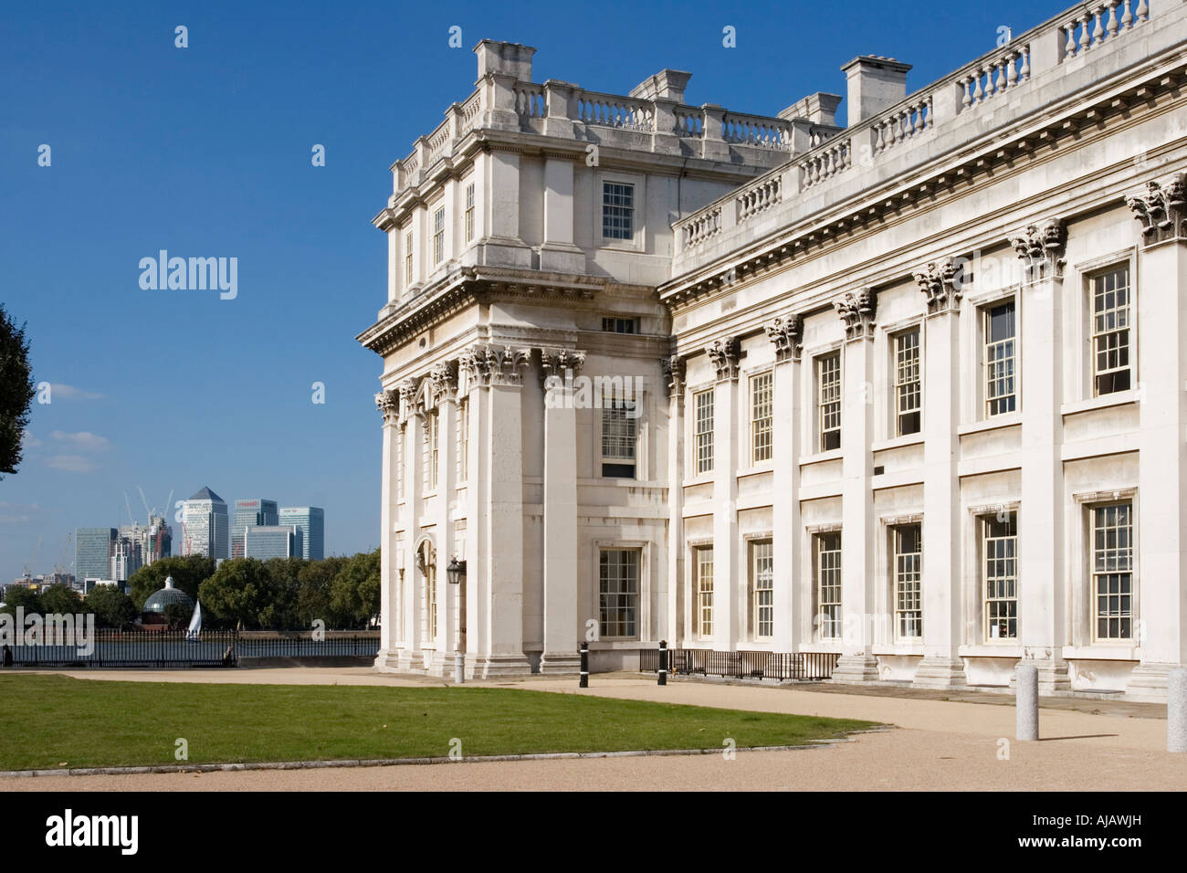 Il Royal Naval College di Londra Greenwich Foto Stock