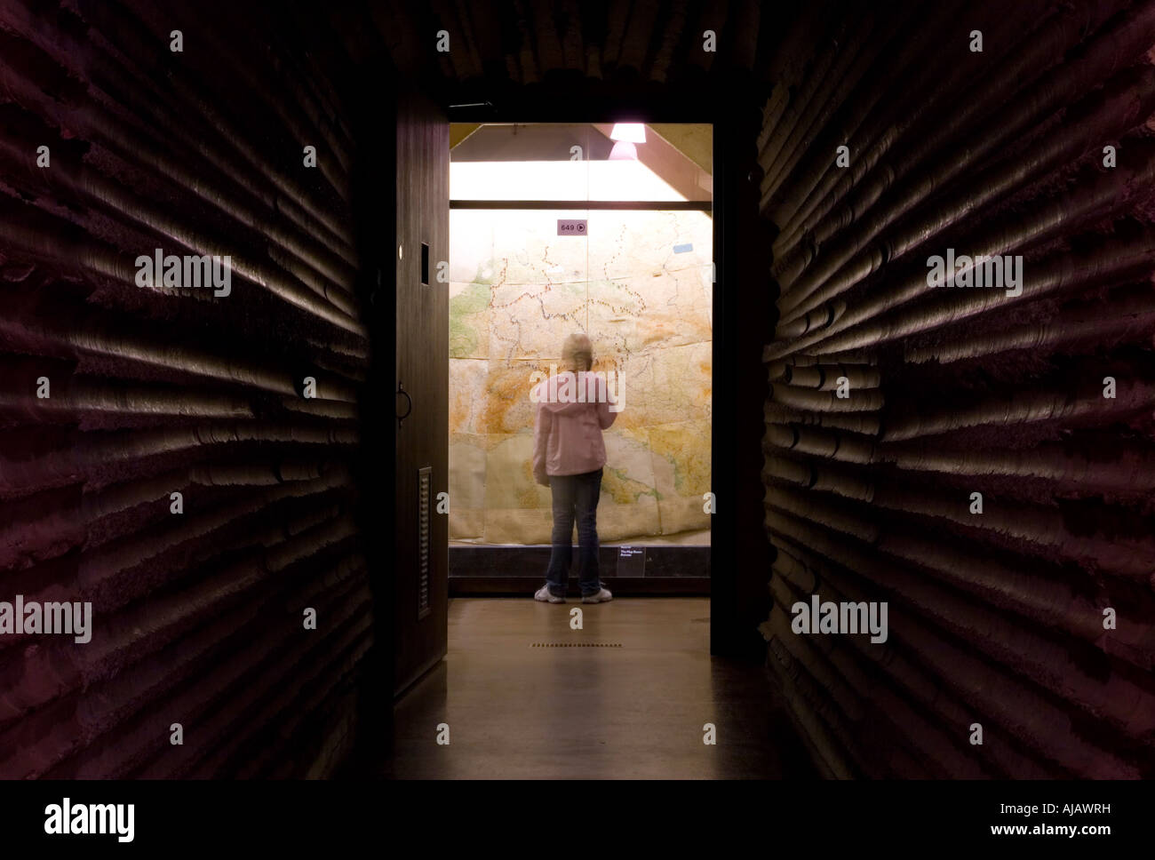 Churchill War Rooms (formalmente, Cabinet War Rooms) - Whitehall - Londra Foto Stock