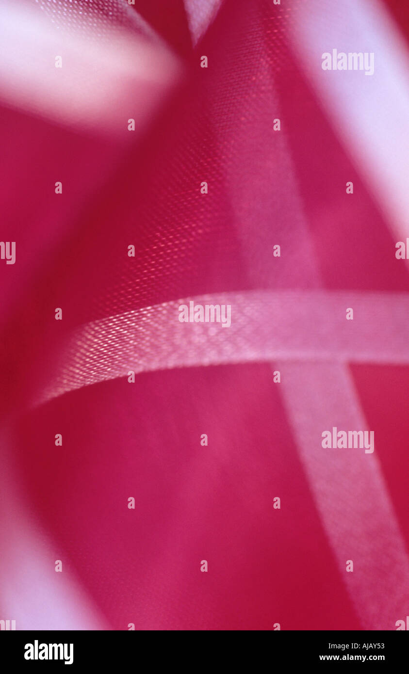 Sfumatura di colore rosso con cross dettaglio Foto Stock