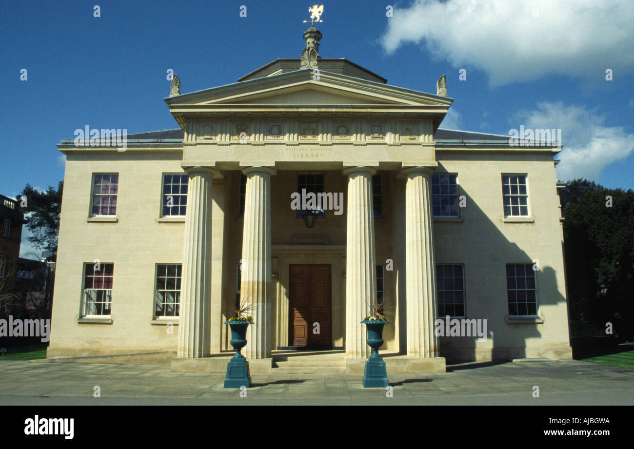 Maitland Robinson biblioteca di Downing College di Cambridge, Inghilterra, Foto Stock