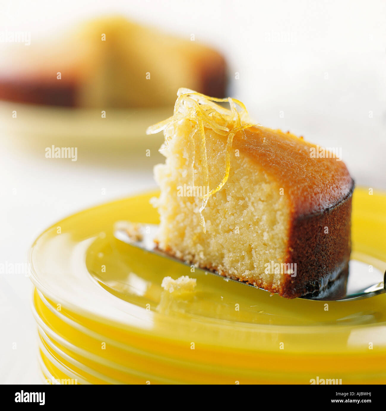 Yogurt e sciroppo di Limone dolce Foto Stock