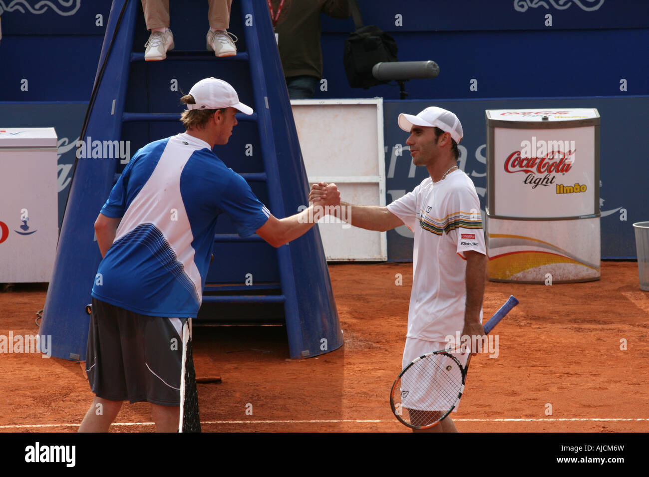 Estoril Open 2007 - UOMINI 1. round qualifiche - Sam QUERREY vs Luis HORNA Foto Stock