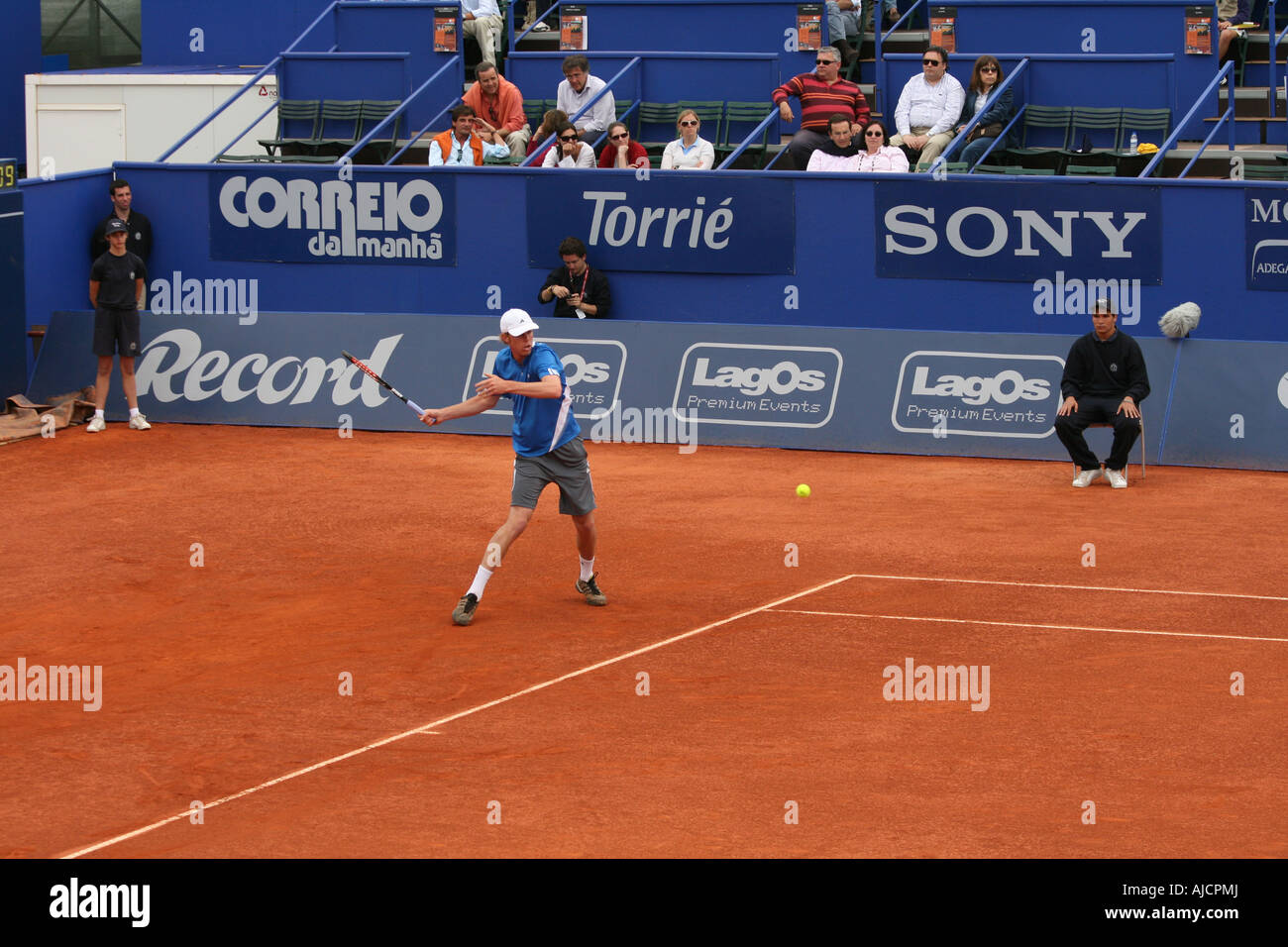 Estoril Open 2007 - UOMINI 1. round qualifiche - Sam QUERREY vs Luis HORNA Foto Stock