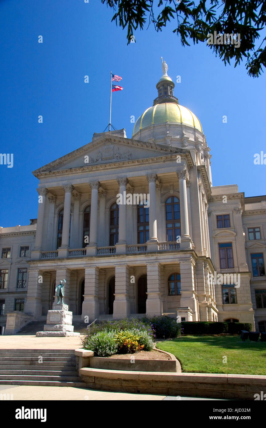 La Georgia State Capitol Building in Atlanta Foto Stock