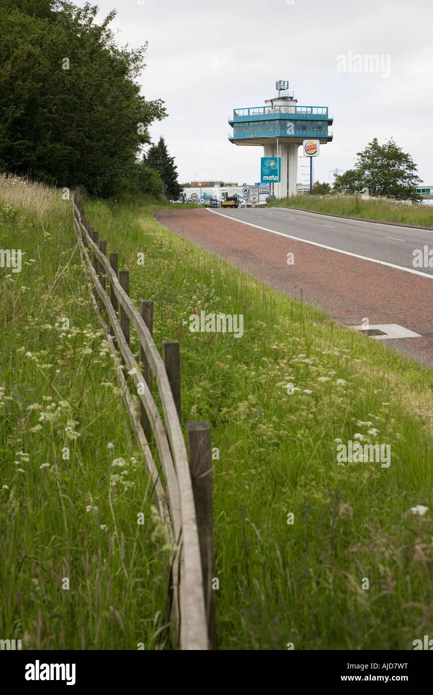 Lancaster Forton motorway service sulla M6 in Lancashire Inghilterra Foto Stock