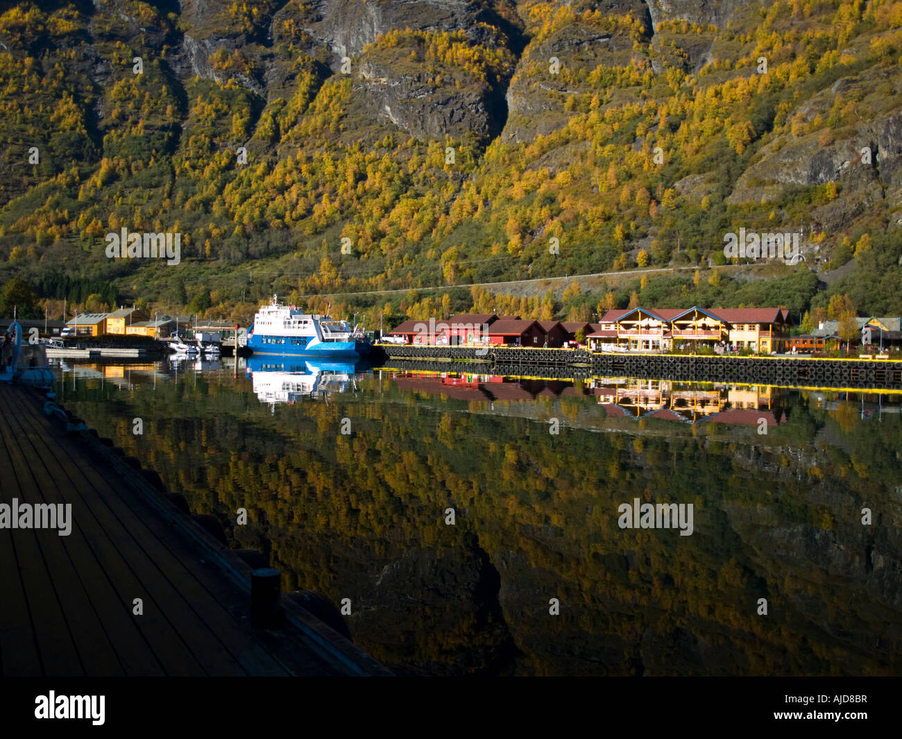 Flåm, Norvegia. Foto Stock