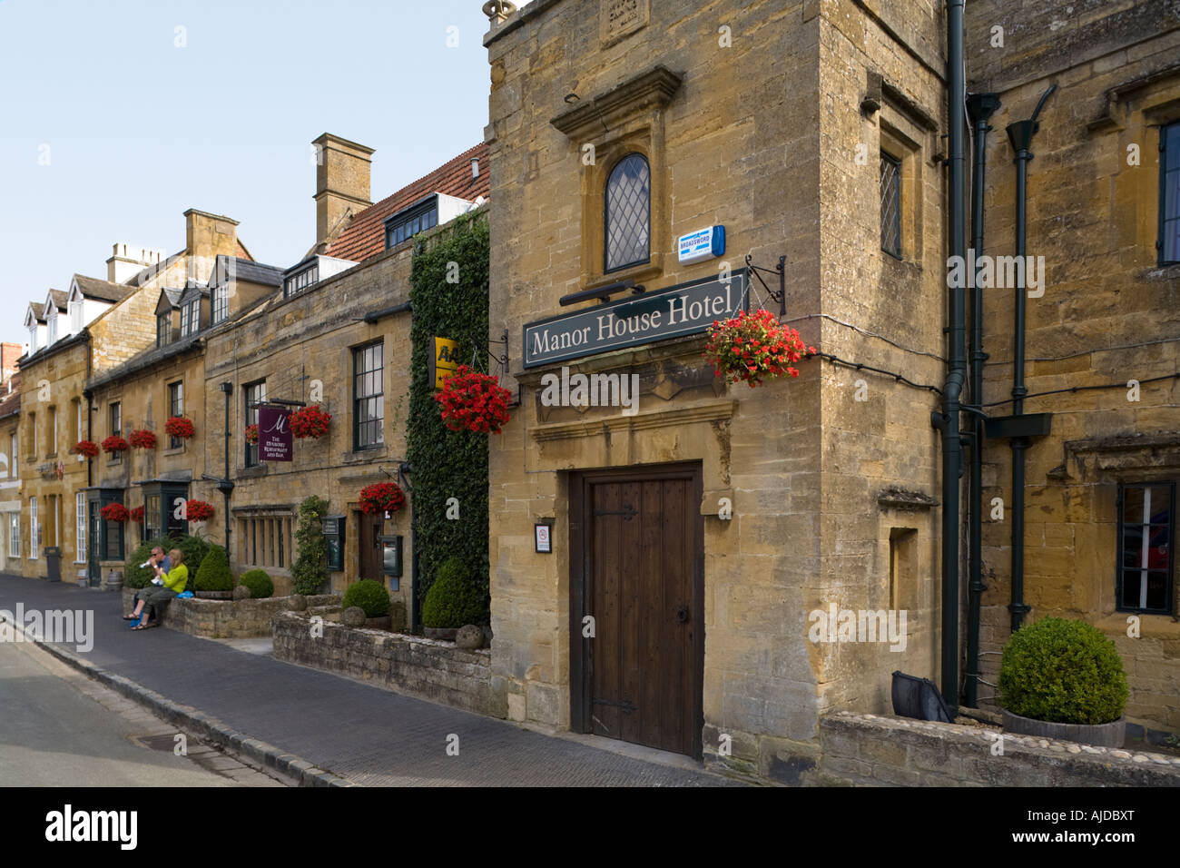 Il Manor House Hotel in Cotswold città di Moreton in Marsh, Gloucestershire Foto Stock