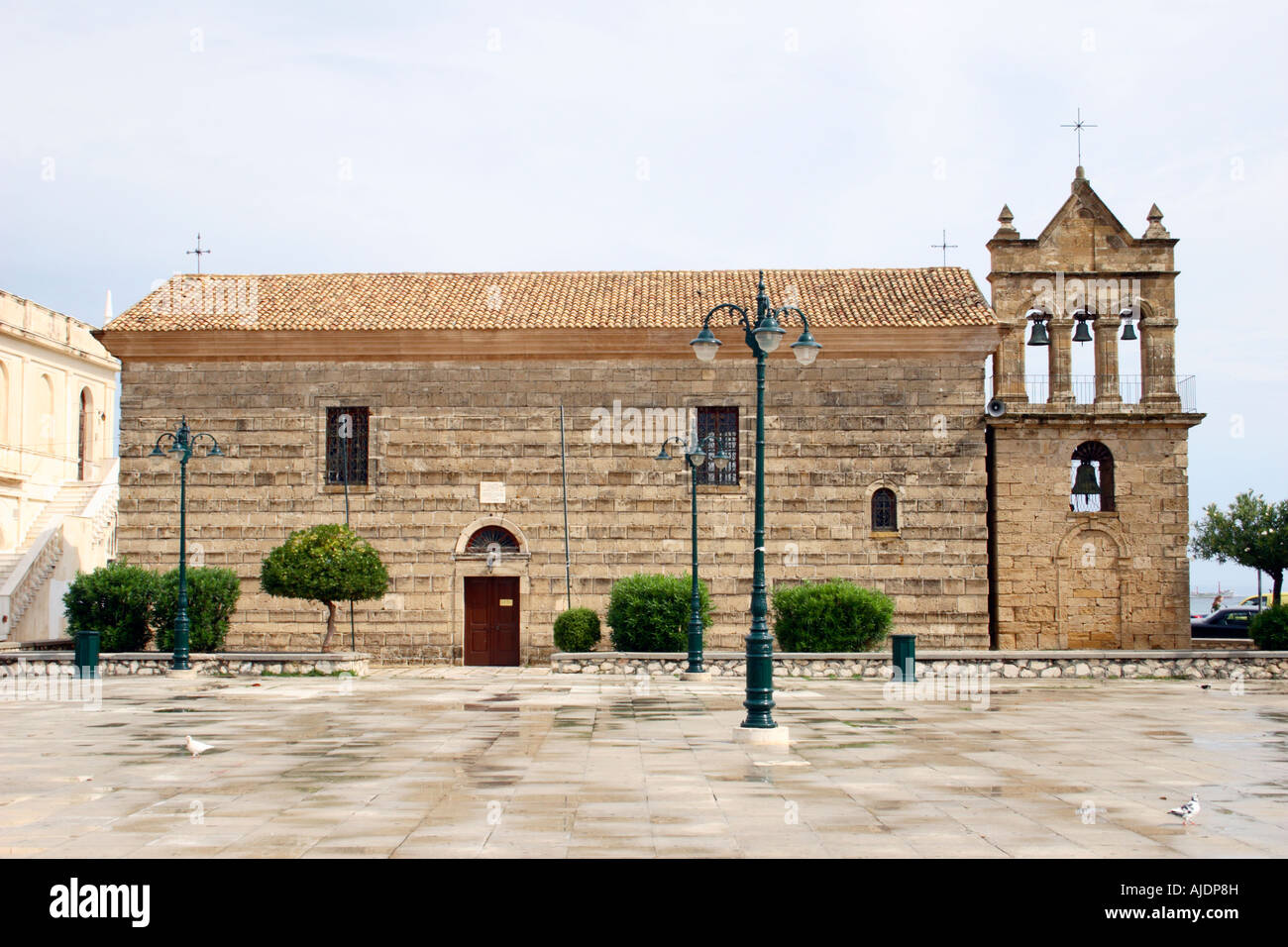 La chiesa di San Nicola in piazza Solomos, Zante, Grecia. Foto Stock