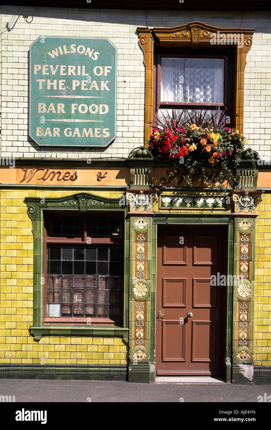 : Peveril del picco pub, Manchester REGNO UNITO Foto Stock