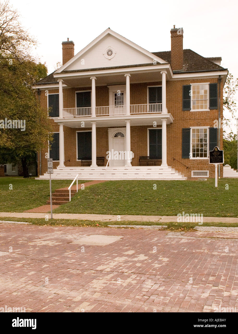 William Henry Harrison home a Vincennes, NEGLI STATI UNITI Foto Stock